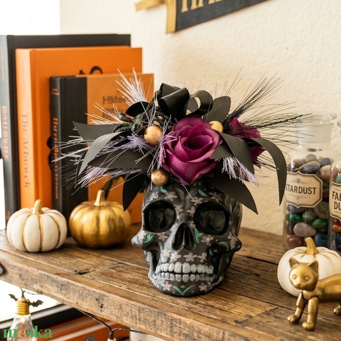 Halloween asztaldísz - otthon & életmód - dekoráció - halloween - halloweeni asztaldísz - Meska.hu