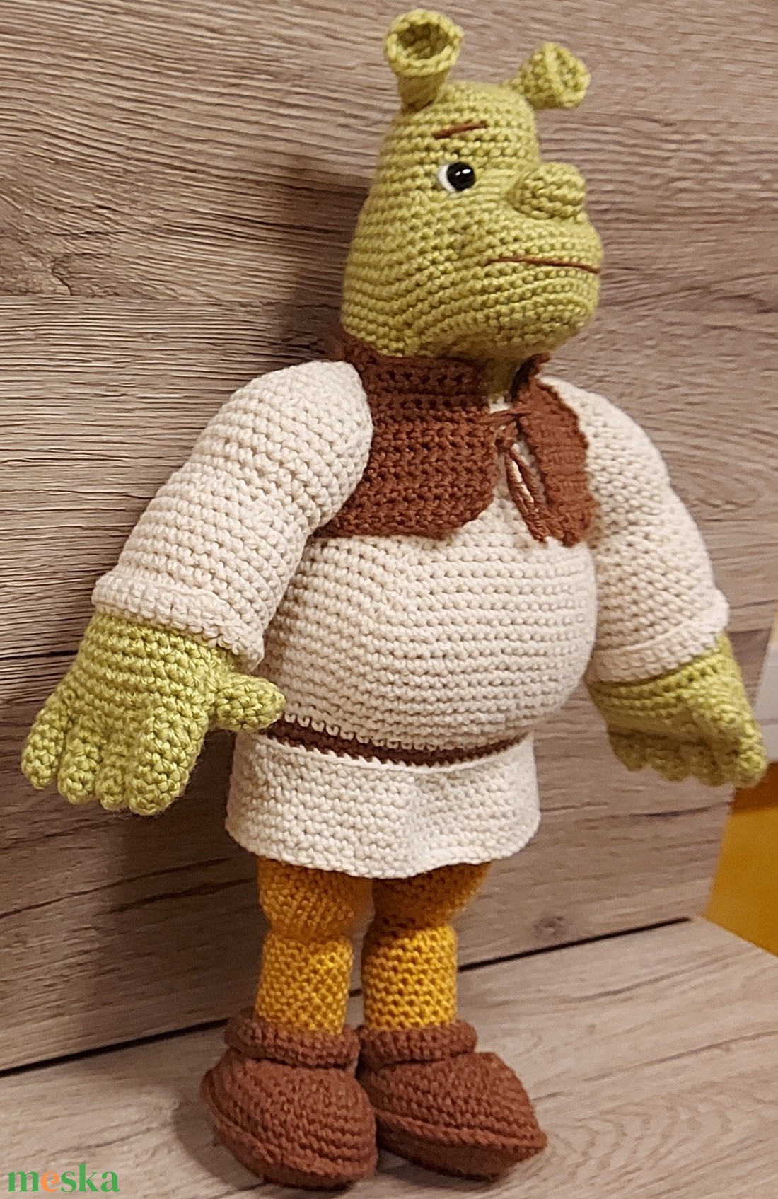 Horgolt Ogre figura Shrek - játék & sport - plüssállat & játékfigura - más figura - Meska.hu