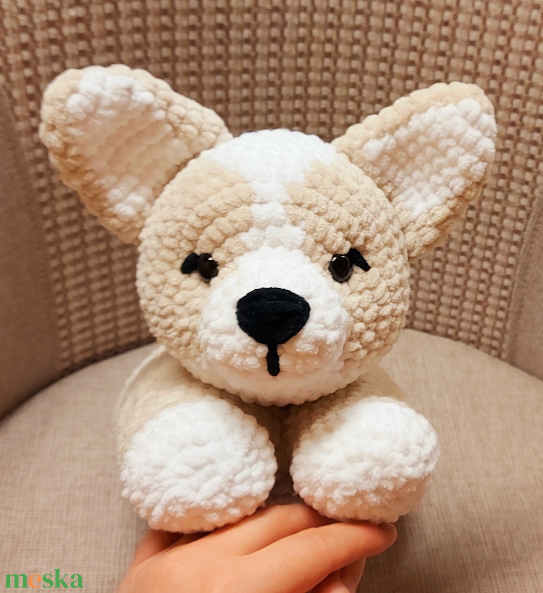 Horgolt Corgi kutya - játék & sport - plüssállat & játékfigura - kutya - Meska.hu Horgolt Corgi kutya - játék & sport - plüssállat & játékfigura - kutya - Meska.hu