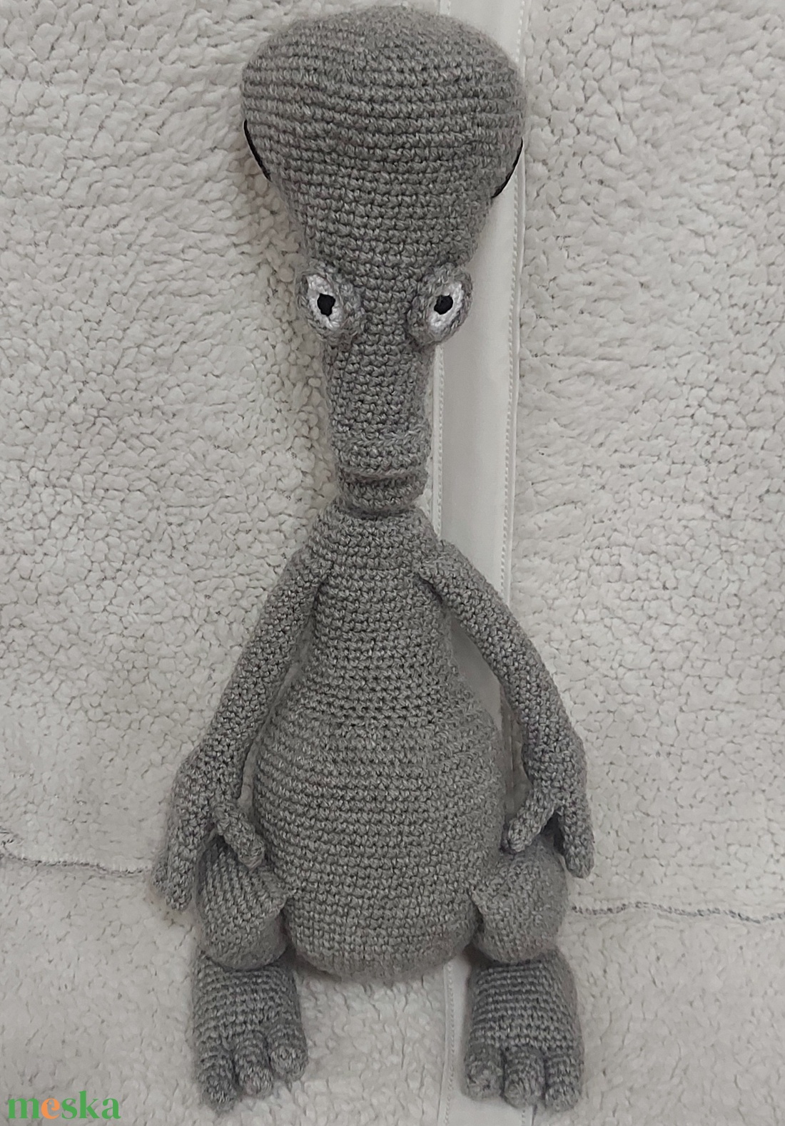 Horgolt UFO alien Roger - játék & sport - plüssállat & játékfigura - plüss mesefigurák - Meska.hu Horgolt UFO alien Roger - játék & sport - plüssállat & játékfigura - plüss mesefigurák - Meska.hu