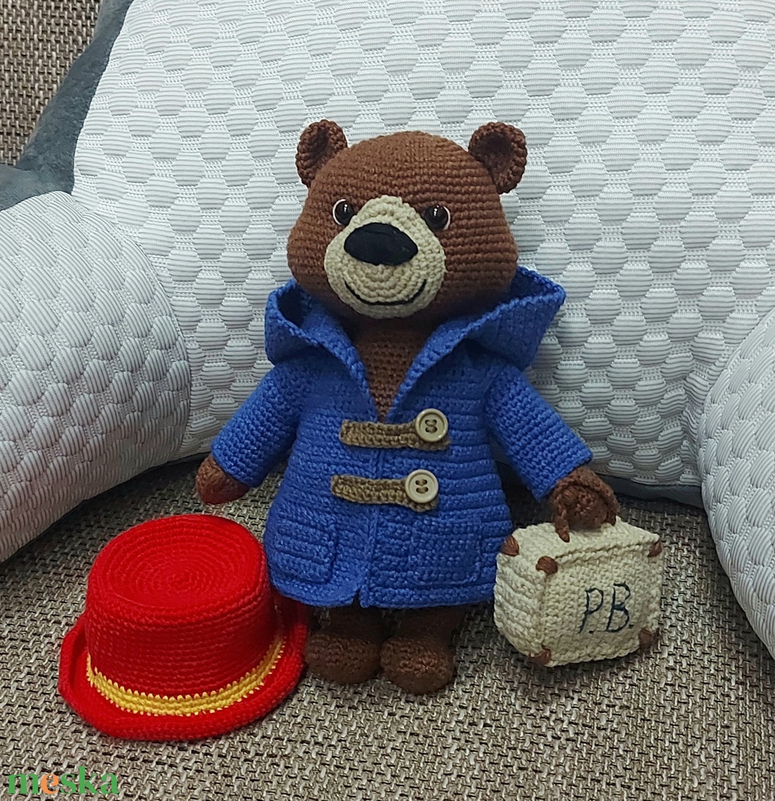 Horgolt Paddington Maci - játék & sport - plüssállat & játékfigura - maci - Meska.hu Horgolt Paddington Maci - játék & sport - plüssállat & játékfigura - maci - Meska.hu