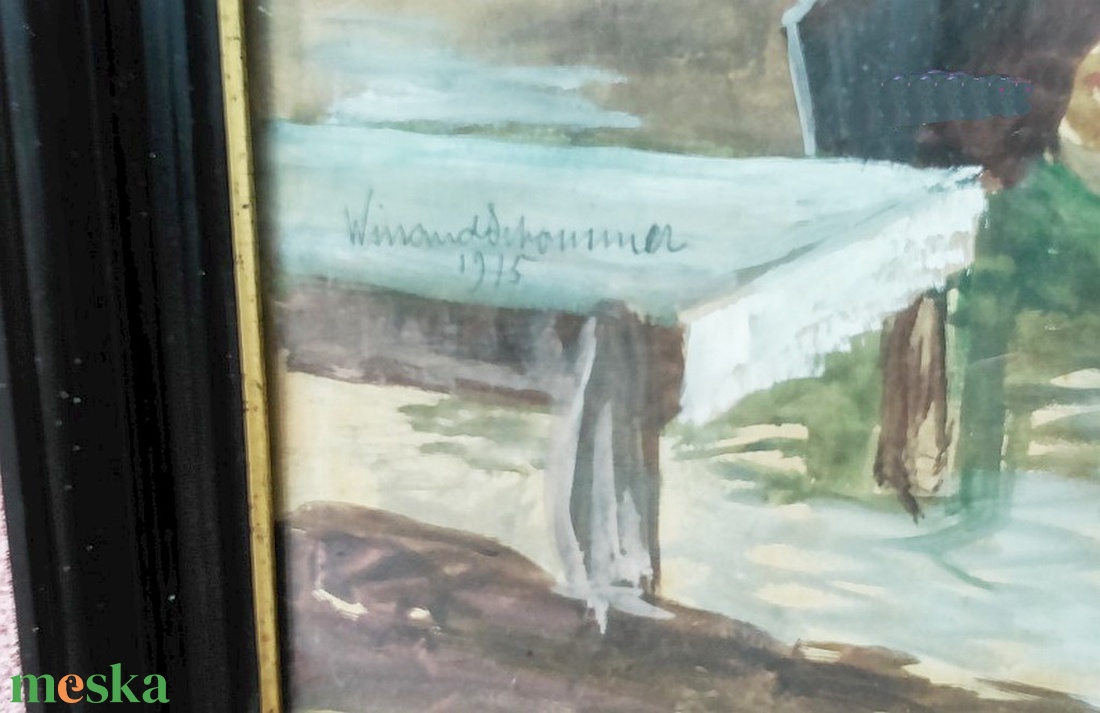 Kikötő a ködben. Régi olajfestmény Németországból 1915. - művészet - festmény - olajfestmény - Meska.hu Kikötő a ködben. Régi olajfestmény Németországból 1915. - művészet - festmény - olajfestmény - Meska.hu
