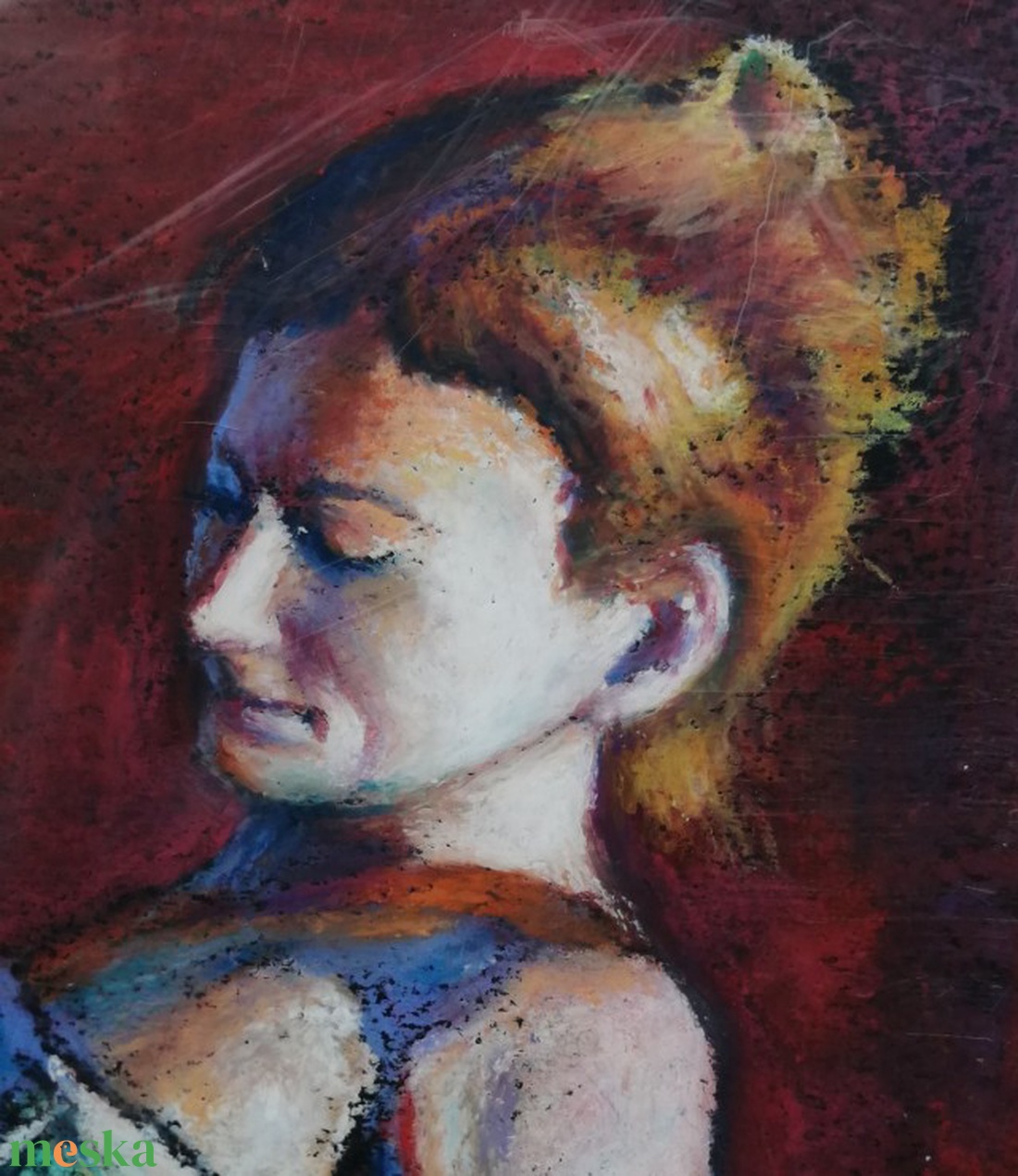 Aktmodell fűzőben Modern impresszionista festmény. Kagyerják Attila Tamás alkotása - művészet - festmény - pasztell - Meska.hu Aktmodell fűzőben Modern impresszionista festmény. Kagyerják Attila Tamás alkotása - művészet - festmény - pasztell - Meska.hu