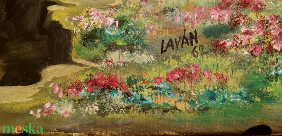 Tanya a vízparton. Az 1960-s években készült naturalista festmény, szignálva. - művészet - festmény - olajfestmény - Meska.hu Tanya a vízparton. Az 1960-s években készült naturalista festmény, szignálva. - művészet - festmény - olajfestmény - Meska.hu