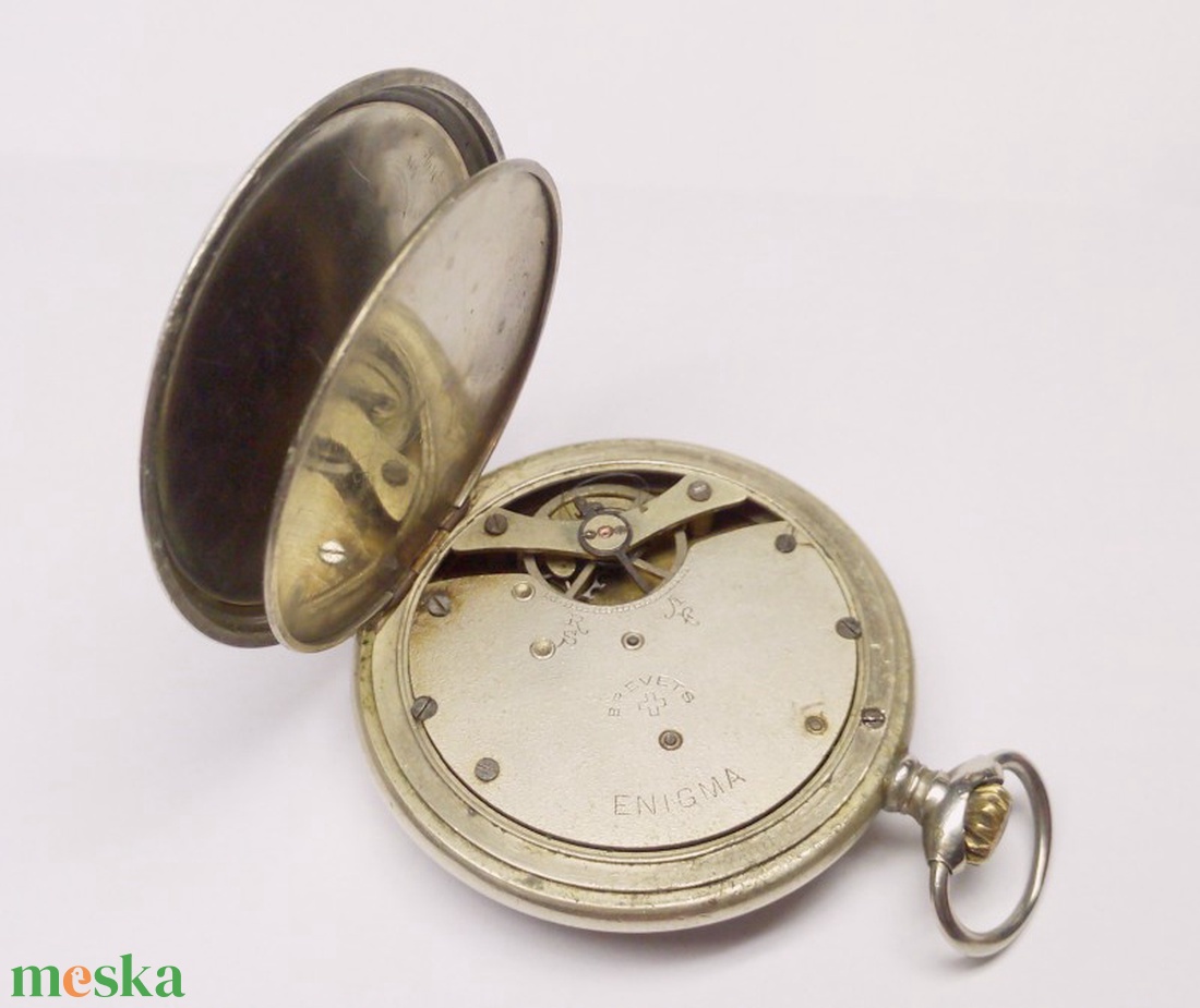 Enigma Brevets Svájci zsebóra alpakka tokos hibás állapotban - ékszer - karóra és ékszeróra - zsebóra - Meska.hu Enigma Brevets Svájci zsebóra alpakka tokos hibás állapotban - ékszer - karóra és ékszeróra - zsebóra - Meska.hu
