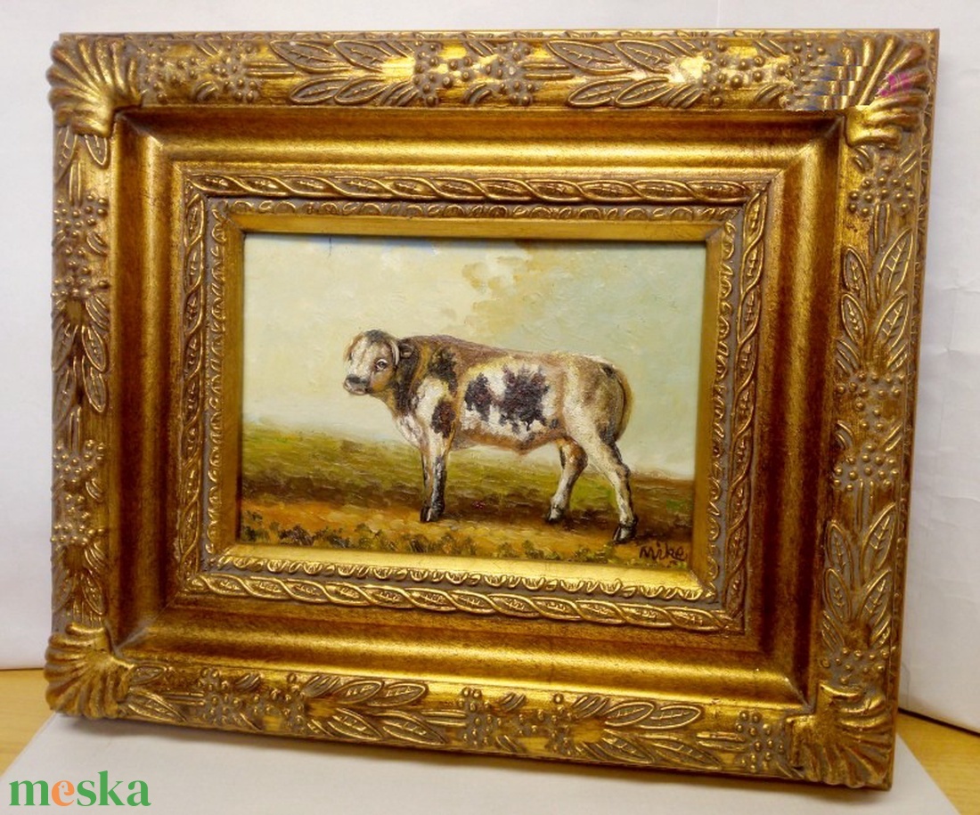 Portré a bocik királyáról modern realista stílusú festmény keretezve deszkán - művészet - festmény - olajfestmény - Meska.hu Portré a bocik királyáról modern realista stílusú festmény keretezve deszkán - művészet - festmény - olajfestmény - Meska.hu