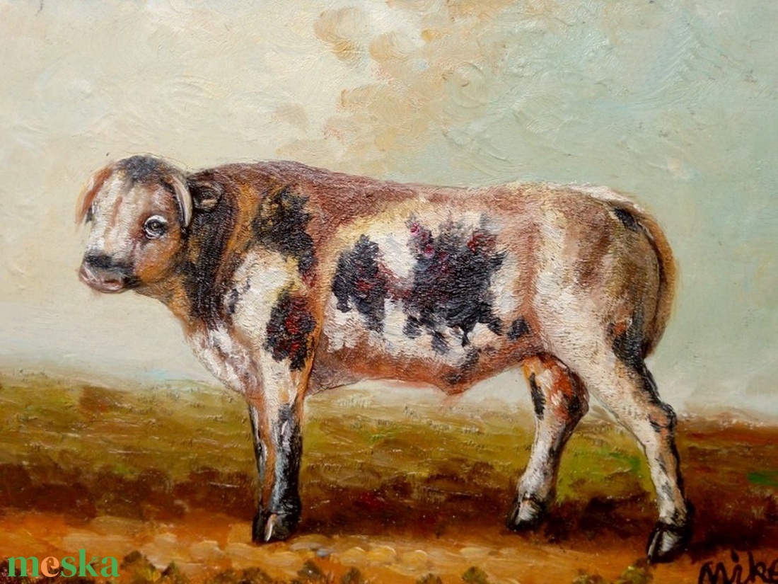 Portré a bocik királyáról modern realista stílusú festmény keretezve deszkán - művészet - festmény - olajfestmény - Meska.hu Portré a bocik királyáról modern realista stílusú festmény keretezve deszkán - művészet - festmény - olajfestmény - Meska.hu