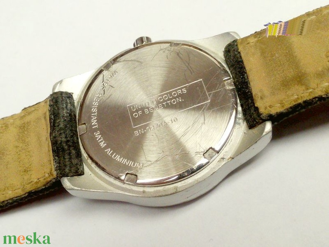 United colors of Benetton by Bulova. Alumínium tokos gyermekóra, működőképes állapotban - ékszer - karóra és ékszeróra - karóra - Meska.hu