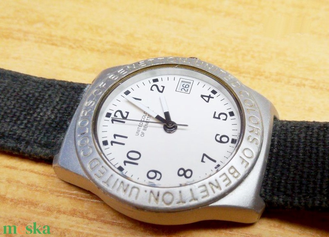 United colors of Benetton by Bulova. Alumínium tokos gyermekóra, működőképes állapotban - ékszer - karóra és ékszeróra - karóra - Meska.hu