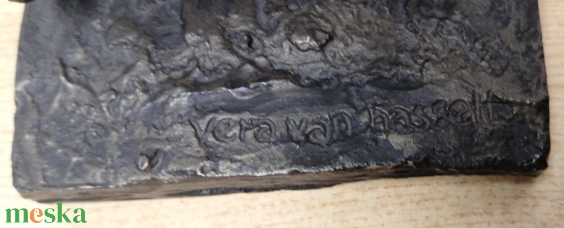 Szintetikus gyanta, bronz bevonatos szobor: Vera van Hasselt Holland szobrász alkotása - művészet - szobor - fém - Meska.hu