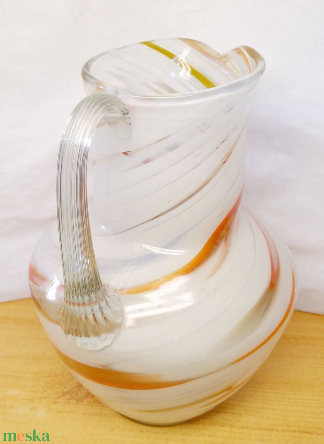 Muránói Splatter Art Glass boroskancsó márványos mintával 1950-1960-es évek ritkaság a vitrinedbe - otthon & életmód - konyhafelszerelés, tálalás - tálalás - üveg & kancsó - Meska.hu Muránói Splatter Art Glass boroskancsó márványos mintával 1950-1960-es évek ritkaság a vitrinedbe - otthon & életmód - konyhafelszerelés, tálalás - tálalás - üveg & kancsó - Meska.hu