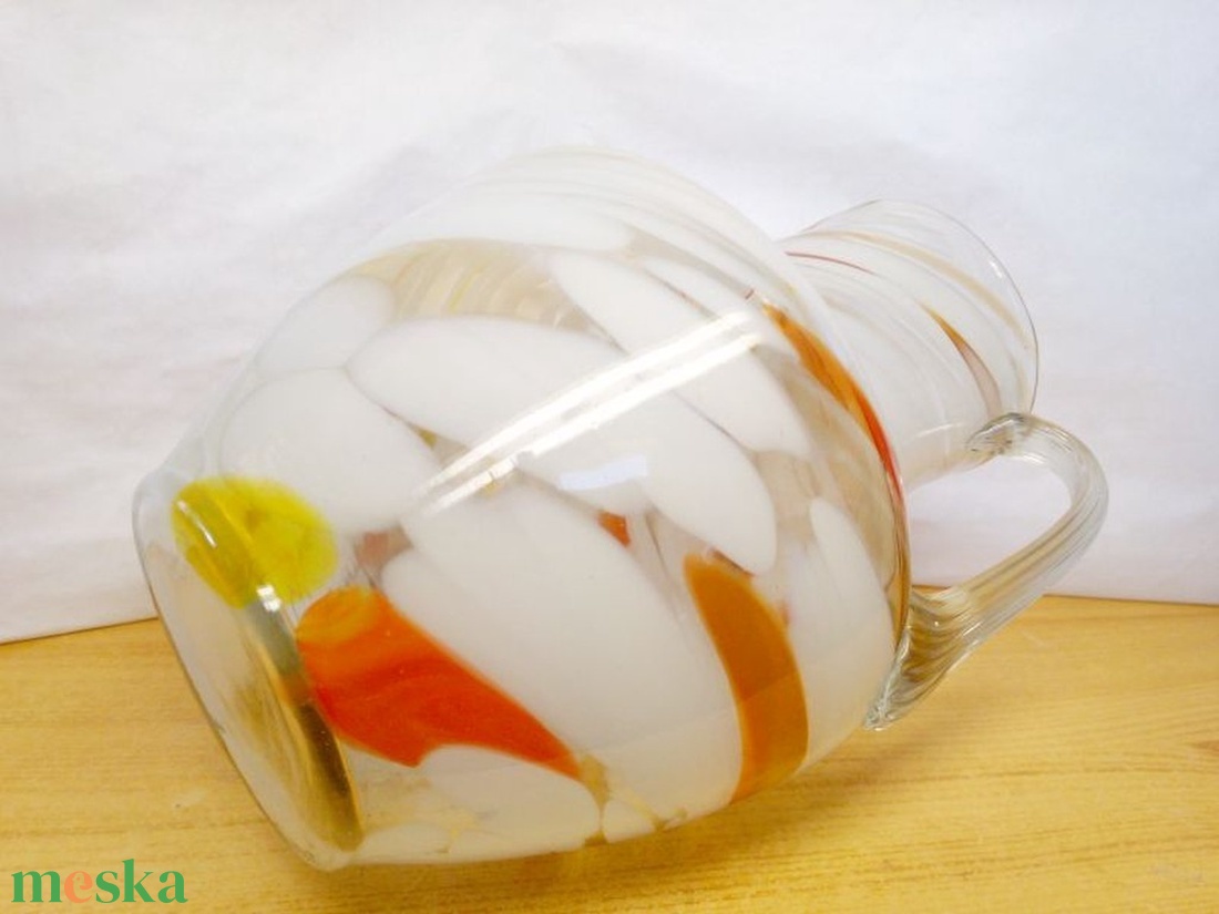 Muránói Splatter Art Glass boroskancsó márványos mintával 1950-1960-es évek ritkaság a vitrinedbe - otthon & életmód - konyhafelszerelés, tálalás - tálalás - üveg & kancsó - Meska.hu Muránói Splatter Art Glass boroskancsó márványos mintával 1950-1960-es évek ritkaság a vitrinedbe - otthon & életmód - konyhafelszerelés, tálalás - tálalás - üveg & kancsó - Meska.hu