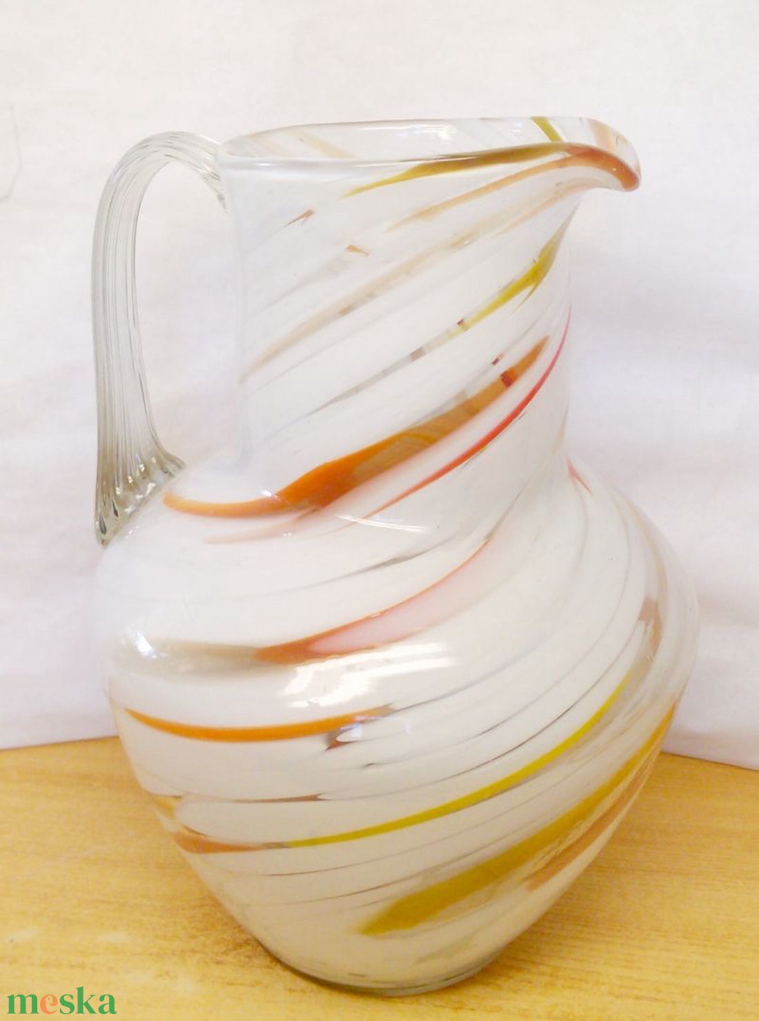 Muránói Splatter Art Glass boroskancsó márványos mintával 1950-1960-es évek ritkaság a vitrinedbe - otthon & életmód - konyhafelszerelés, tálalás - tálalás - üveg & kancsó - Meska.hu Muránói Splatter Art Glass boroskancsó márványos mintával 1950-1960-es évek ritkaság a vitrinedbe - otthon & életmód - konyhafelszerelés, tálalás - tálalás - üveg & kancsó - Meska.hu