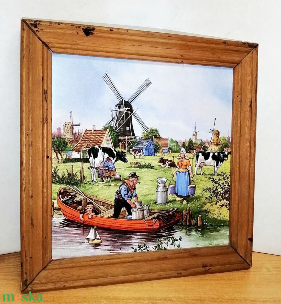 Retro XIX. századi témájú Keretezett csempekép, Ter Steege Holland művész alkotása - otthon & életmód - dekoráció - kép & falikép - mozaik kép - Meska.hu Retro XIX. századi témájú Keretezett csempekép, Ter Steege Holland művész alkotása - otthon & életmód - dekoráció - kép & falikép - mozaik kép - Meska.hu