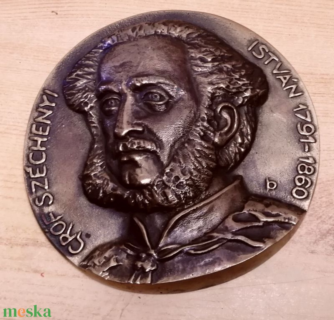 Gróf Széchenyi István 1791-1860, nagy méretű bronz plakett - művészet - más gyűjtemények - Meska.hu Gróf Széchenyi István 1791-1860, nagy méretű bronz plakett - művészet - más gyűjtemények - Meska.hu