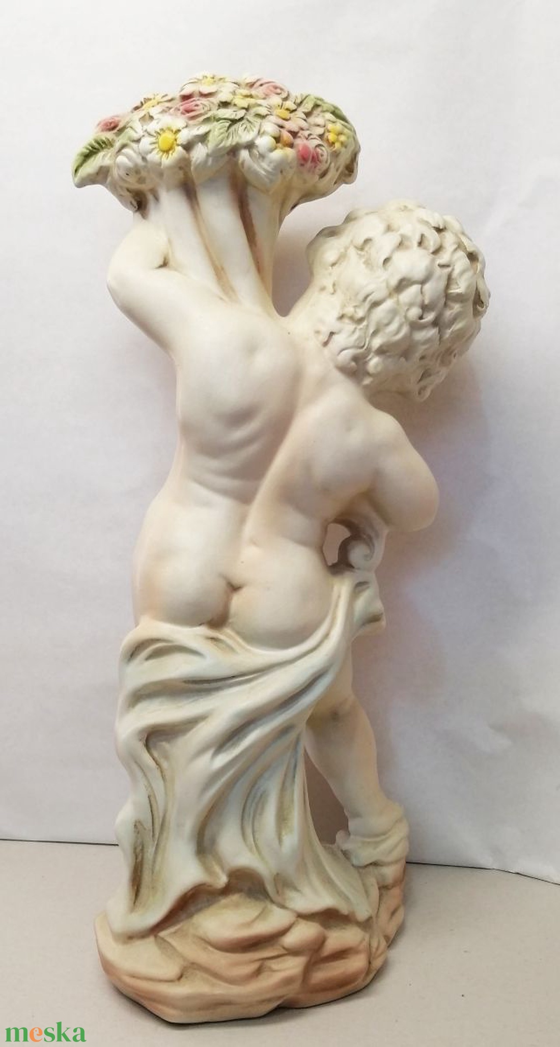Antik biszkvit barokk stílusú porcelán puttó szobor, egyedi ritkaság - művészet - szobor - kerámia - Meska.hu Antik biszkvit barokk stílusú porcelán puttó szobor, egyedi ritkaság - művészet - szobor - kerámia - Meska.hu