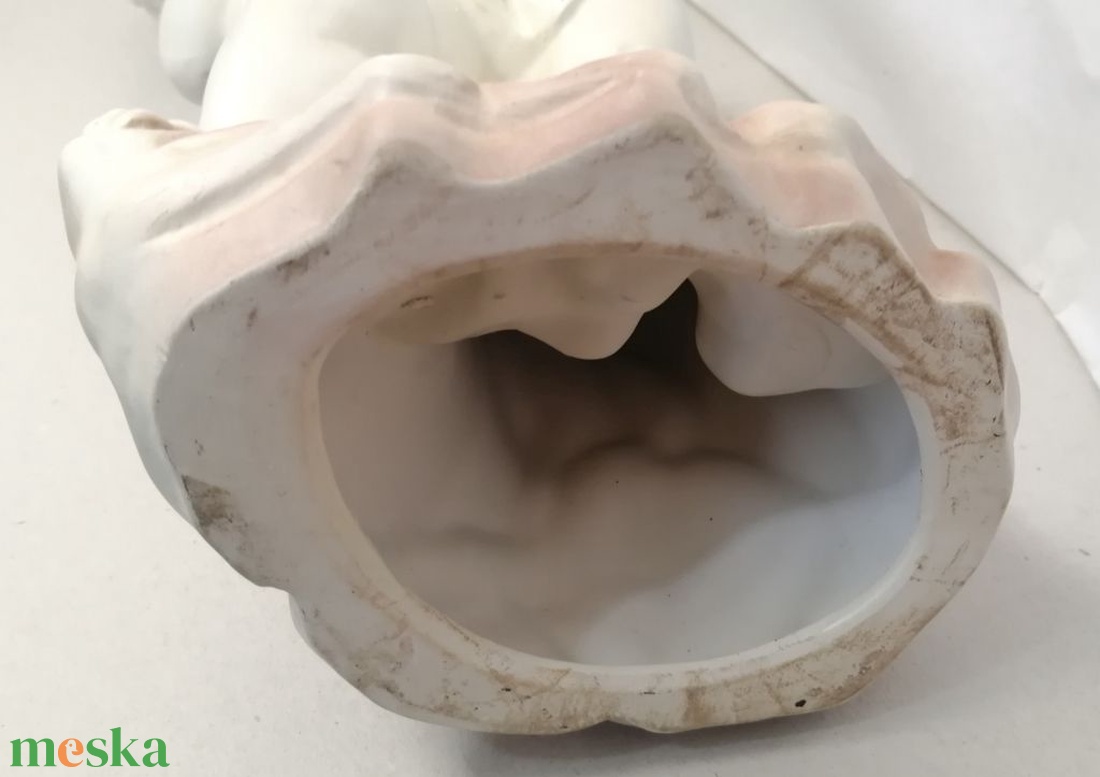 Antik biszkvit barokk stílusú porcelán puttó szobor, egyedi ritkaság - művészet - szobor - kerámia - Meska.hu Antik biszkvit barokk stílusú porcelán puttó szobor, egyedi ritkaság - művészet - szobor - kerámia - Meska.hu