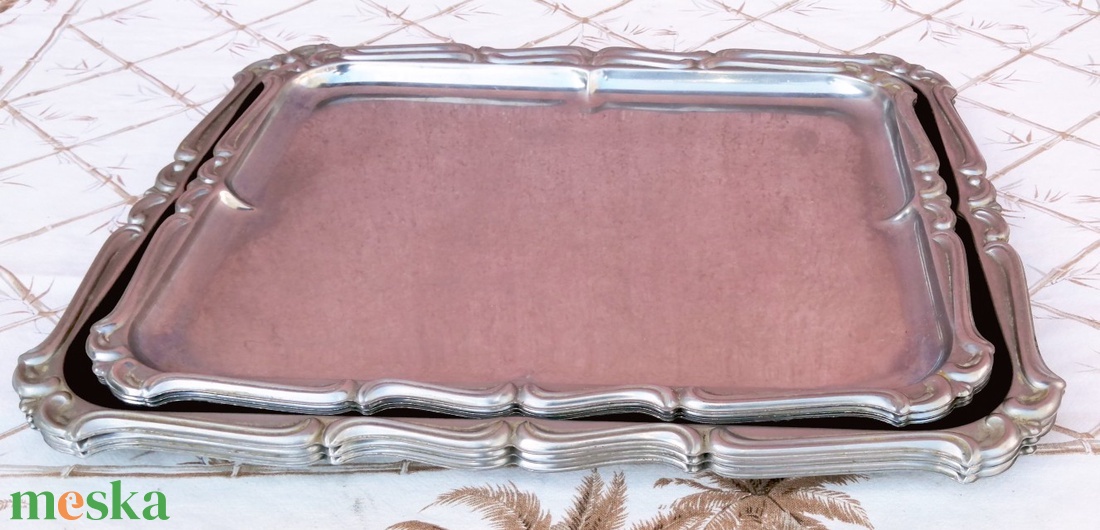 Inox tálca kollekció barokk peremezéssel - otthon & életmód - konyhafelszerelés, tálalás - tálalás - tálca - Meska.hu Inox tálca kollekció barokk peremezéssel - otthon & életmód - konyhafelszerelés, tálalás - tálalás - tálca - Meska.hu