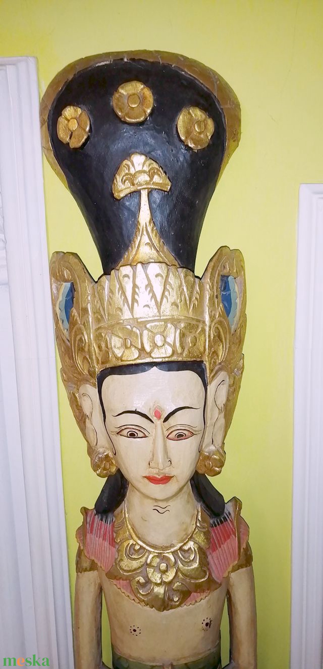 Sawasdee Lady Thaiföldi üdvözlő kisasszony festett faszobor páros - művészet - szobor - fa - Meska.hu Sawasdee Lady Thaiföldi üdvözlő kisasszony festett faszobor páros - művészet - szobor - fa - Meska.hu