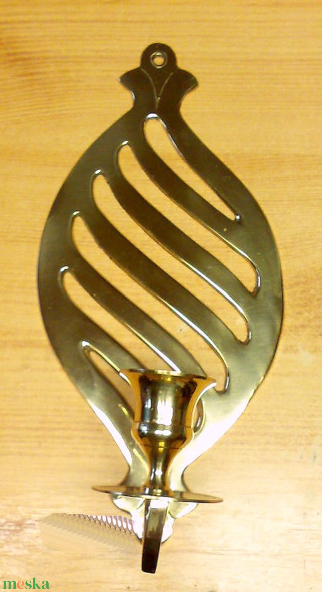 ArtDeco fali gyertyatartó polírozott rézből, hangulatvilágításnak, folyosóra előszobába - otthon & életmód - gyertya, illat, aroma - gyertyatartó - Meska.hu ArtDeco fali gyertyatartó polírozott rézből, hangulatvilágításnak, folyosóra előszobába - otthon & életmód - gyertya, illat, aroma - gyertyatartó - Meska.hu