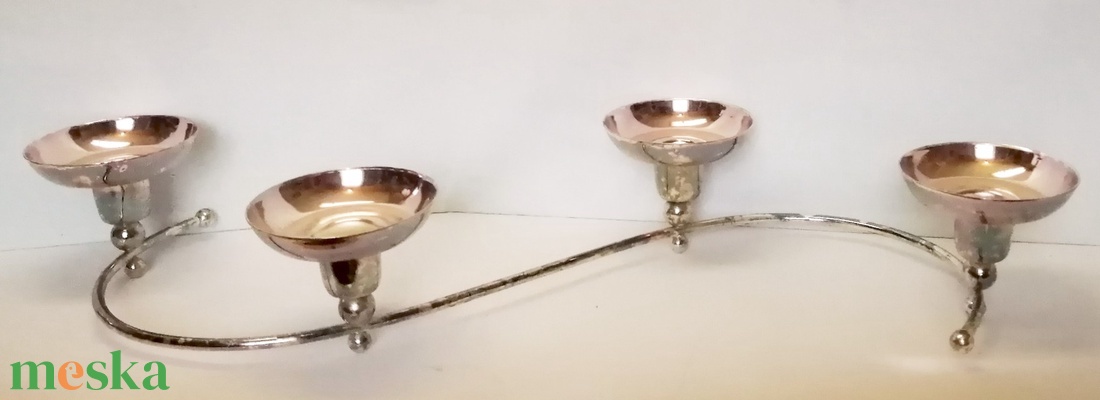 Art Deco ezüstözött asztali fekvő gyertya, vagy mécses tartó. Modern iparművészeti alkotás - otthon & életmód - gyertya, illat, aroma - gyertyatartó - Meska.hu Art Deco ezüstözött asztali fekvő gyertya, vagy mécses tartó. Modern iparművészeti alkotás - otthon & életmód - gyertya, illat, aroma - gyertyatartó - Meska.hu