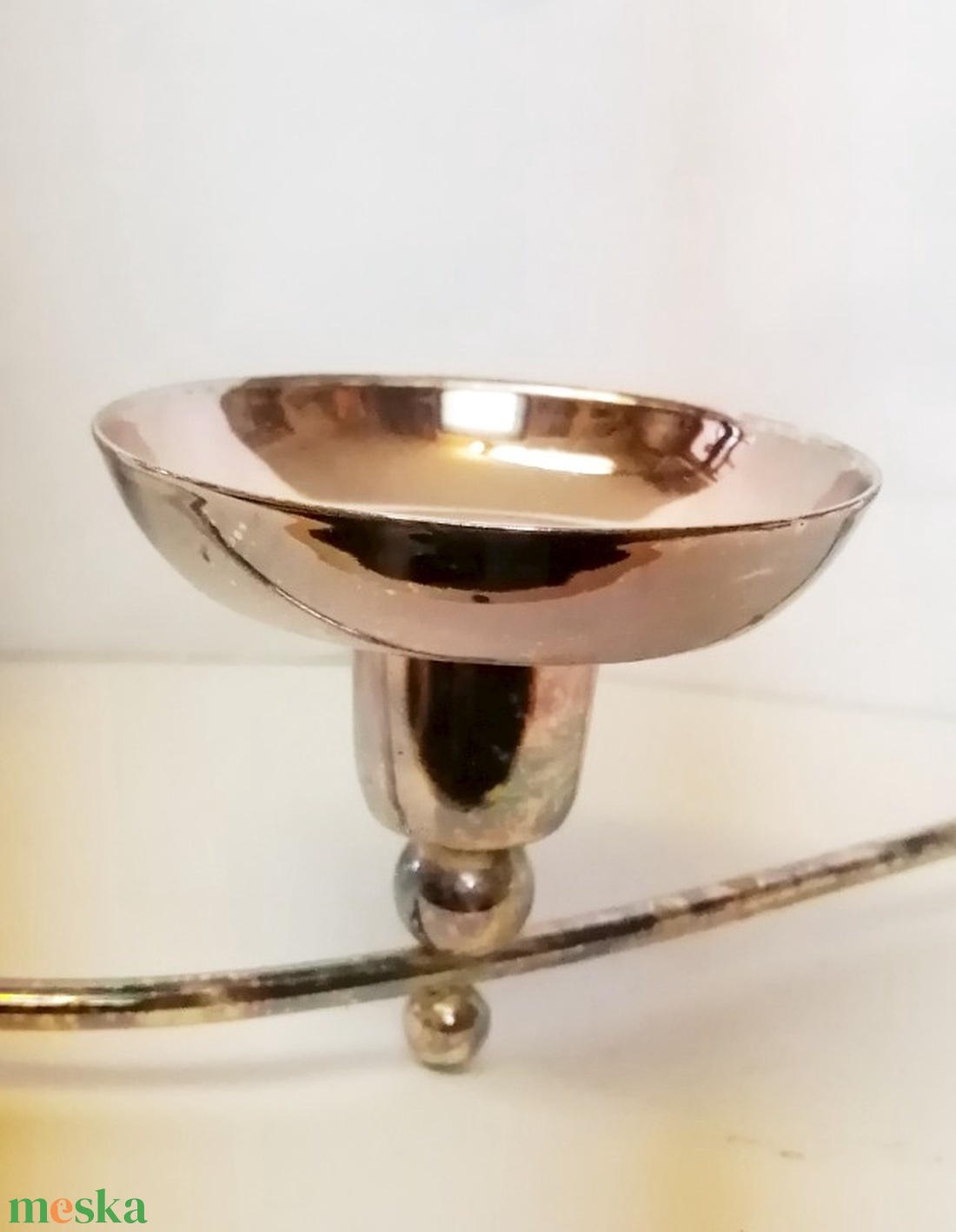 Art Deco ezüstözött asztali fekvő gyertya, vagy mécses tartó. Modern iparművészeti alkotás - otthon & életmód - gyertya, illat, aroma - gyertyatartó - Meska.hu Art Deco ezüstözött asztali fekvő gyertya, vagy mécses tartó. Modern iparművészeti alkotás - otthon & életmód - gyertya, illat, aroma - gyertyatartó - Meska.hu