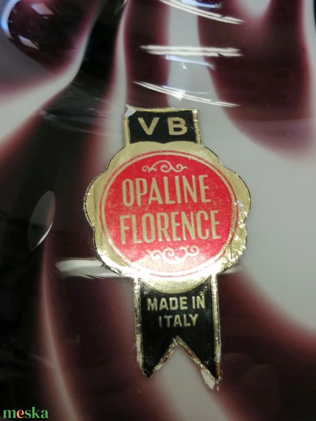 Vetreria Barbieri Opaline Firenze füles váza 1970-1980-es évek Olaszország - otthon & életmód - konyhafelszerelés, tálalás - tálalás - üveg & kancsó - Meska.hu Vetreria Barbieri Opaline Firenze füles váza 1970-1980-es évek Olaszország - otthon & életmód - konyhafelszerelés, tálalás - tálalás - üveg & kancsó - Meska.hu