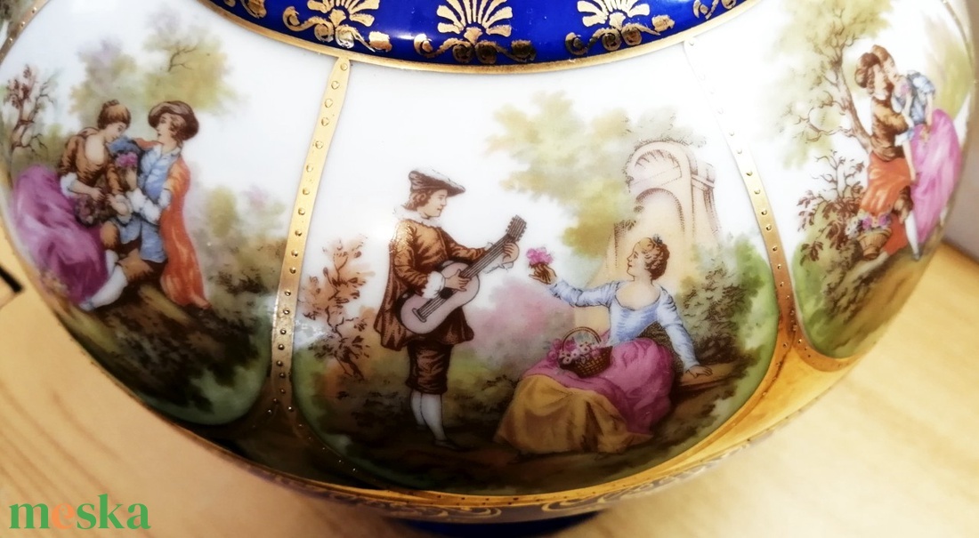 Vintage Germany ELW BAVARIA. Porcelán váza romantikus jelenetekkel, hibátlan - otthon & életmód - dekoráció - virágdísz és tartó - váza - Meska.hu Vintage Germany ELW BAVARIA. Porcelán váza romantikus jelenetekkel, hibátlan - otthon & életmód - dekoráció - virágdísz és tartó - váza - Meska.hu