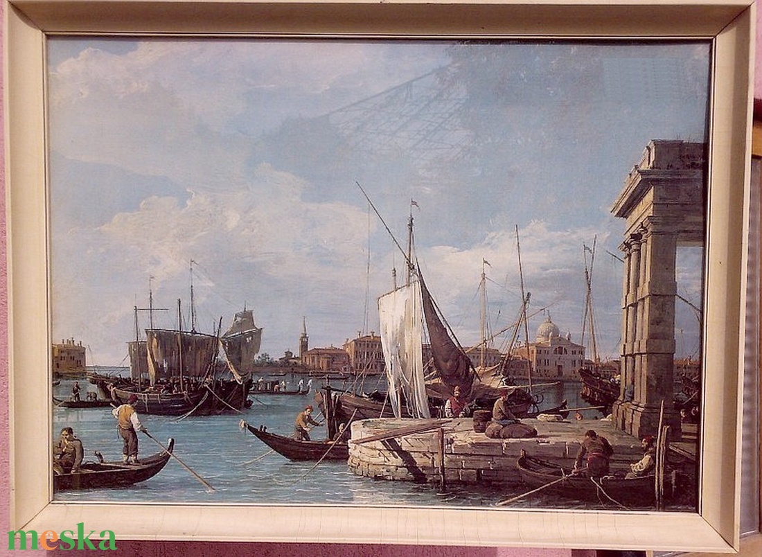 Canaletto: La Punta Della Dogana című festményének nyomata üvegezett keretben - művészet - festmény - olajfestmény - Meska.hu Canaletto: La Punta Della Dogana című festményének nyomata üvegezett keretben - művészet - festmény - olajfestmény - Meska.hu