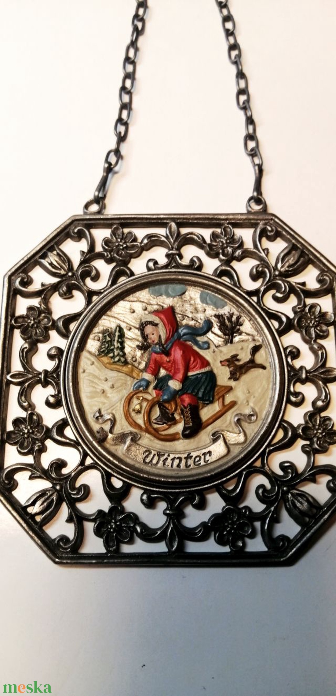 Évszakok. Függesztett barokk stílusú festett ón fali dísztárgy készlet - otthon & életmód - dekoráció - fali és függő dekoráció - falra akasztható dekor - Meska.hu Évszakok. Függesztett barokk stílusú festett ón fali dísztárgy készlet - otthon & életmód - dekoráció - fali és függő dekoráció - falra akasztható dekor - Meska.hu