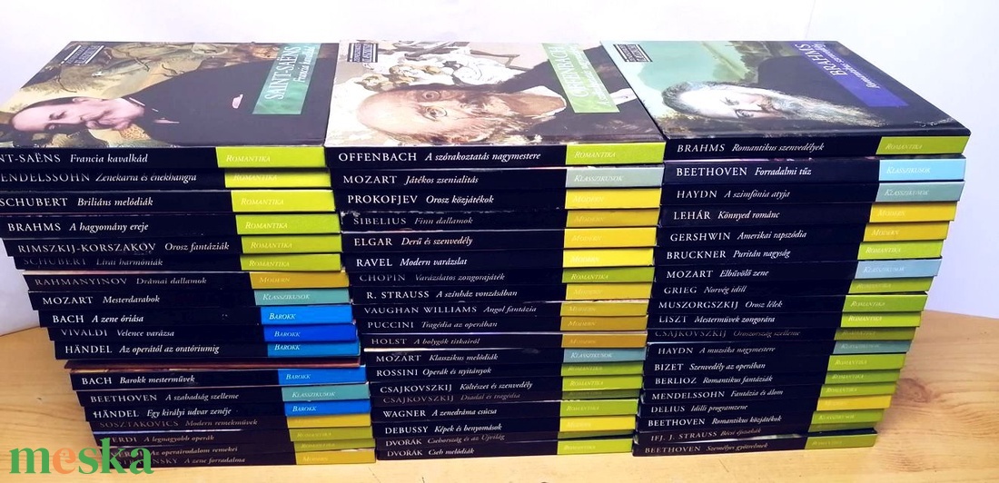 Komolyzenei CD válogatás, a műfaj legismertebb szerzőivel, életrajz melléklettel - könyv & zene - hangszer & hangszertok - Meska.hu