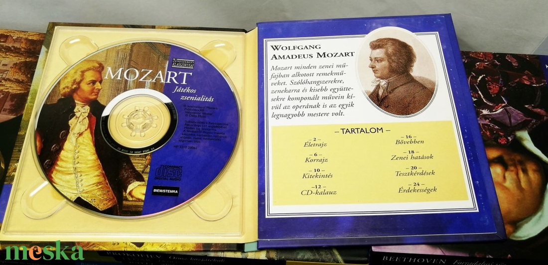 Komolyzenei CD válogatás, a műfaj legismertebb szerzőivel, életrajz melléklettel - könyv & zene - hangszer & hangszertok - Meska.hu