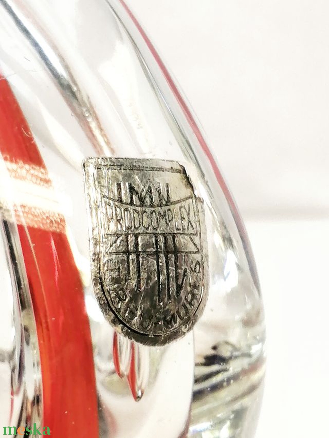 Öntött üveg madárforma modern szobor. Prodcomplex Tirgu Mures Marosvásárhely - otthon & életmód - dekoráció - asztal és polc dekoráció - könyvszobor - Meska.hu