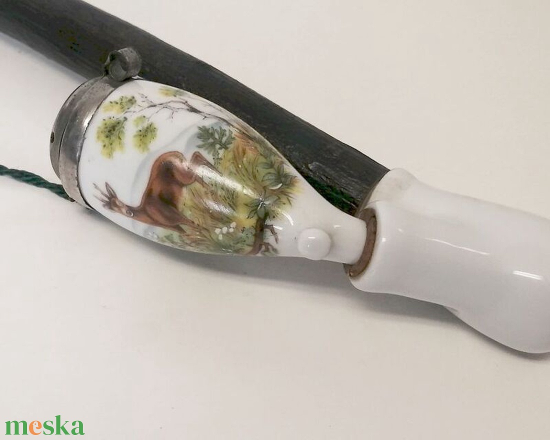 Vadas jelenetes Porcelánpipa - otthon & életmód - dekoráció - asztal és polc dekoráció - hamutál, öngyújtó, pipa - Meska.hu