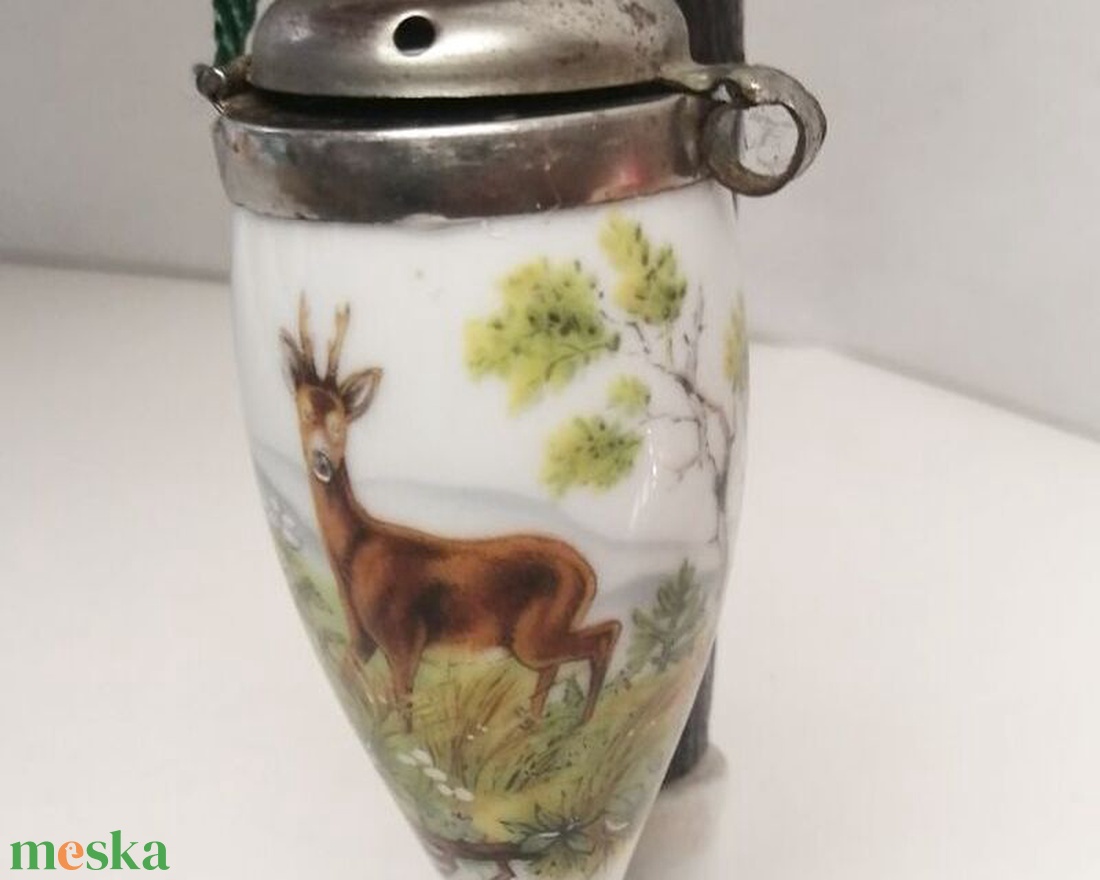 Vadas jelenetes Porcelánpipa - otthon & életmód - dekoráció - asztal és polc dekoráció - hamutál, öngyújtó, pipa - Meska.hu