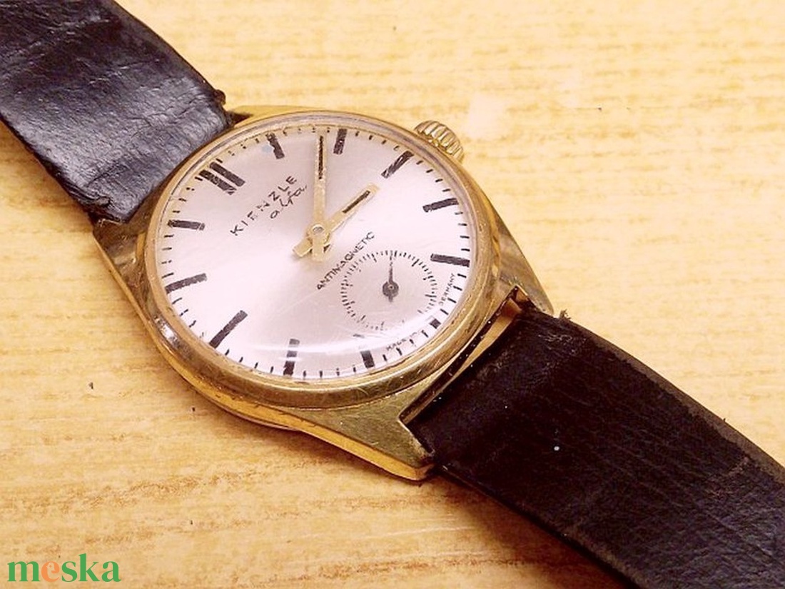 Antik aranyozott KIENZLE Alfa női karóra, működőképes állapotban, használatra, gyűjteménybe - ékszer - karóra és ékszeróra - karóra - Meska.hu