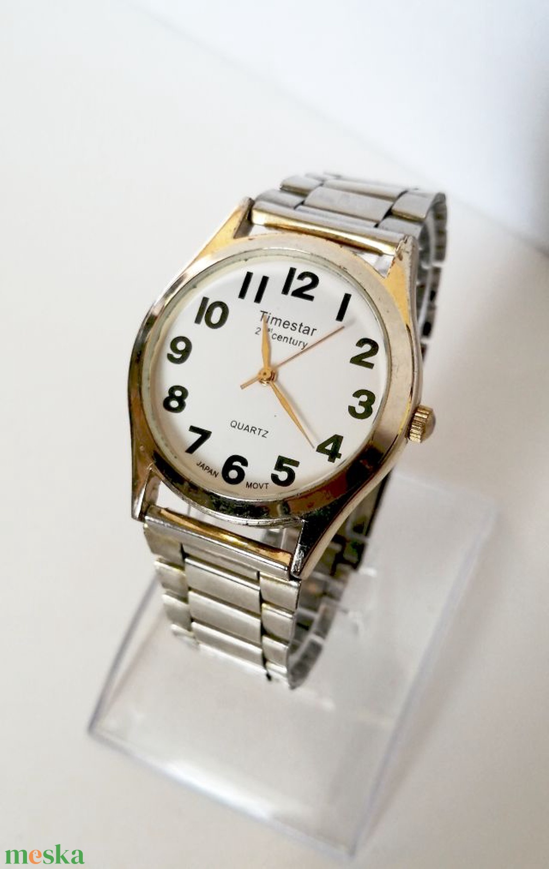 Timestar 21 Century Női karóra fémszíjas kiváló állapotban, mindennapos használatra - ékszer - karóra és ékszeróra - karóra - Meska.hu