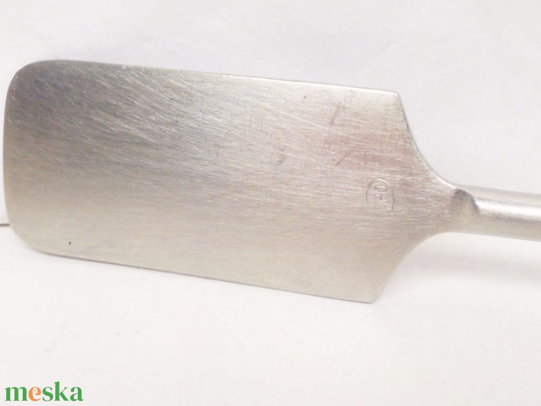 Antik inox orvosi, vagy művész eszköz spatula, mesterjeggyel - kellékek & szerszámok - dekorációs kellékek - egyéb kellékek - Meska.hu