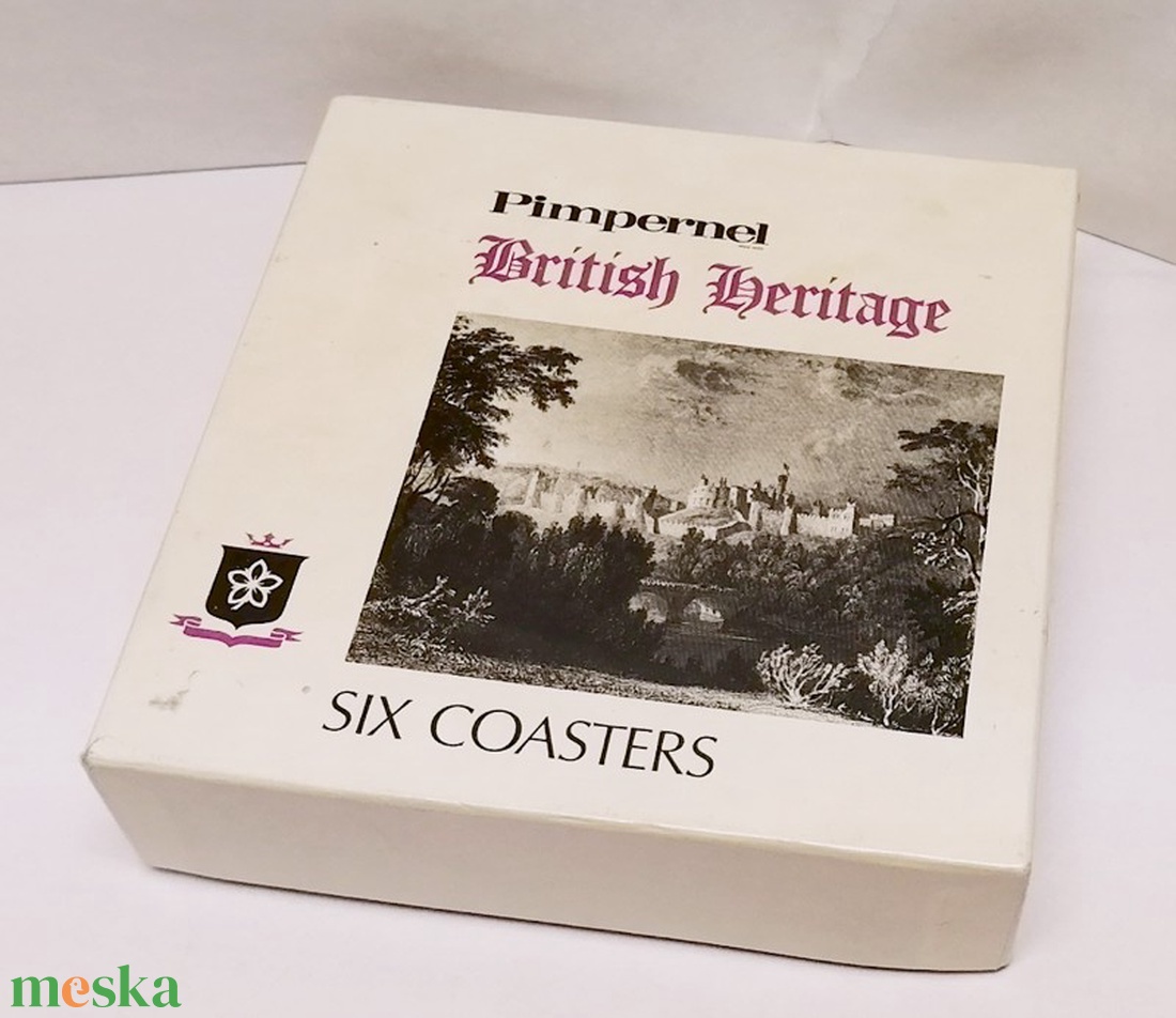 Vitange söröspohár alátét készlet eredeti dobozában Angliából - ünnepi díszek, dekorációk - húsvéti díszek és dekorációk - húsvéti tálalás - Meska.hu