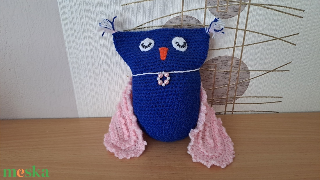 Ajándék átadó bagoly - baba - mama - babalátogató ajándékcsomag - Meska.hu