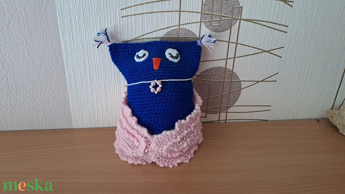 Ajándék átadó bagoly - baba - mama - babalátogató ajándékcsomag - Meska.hu