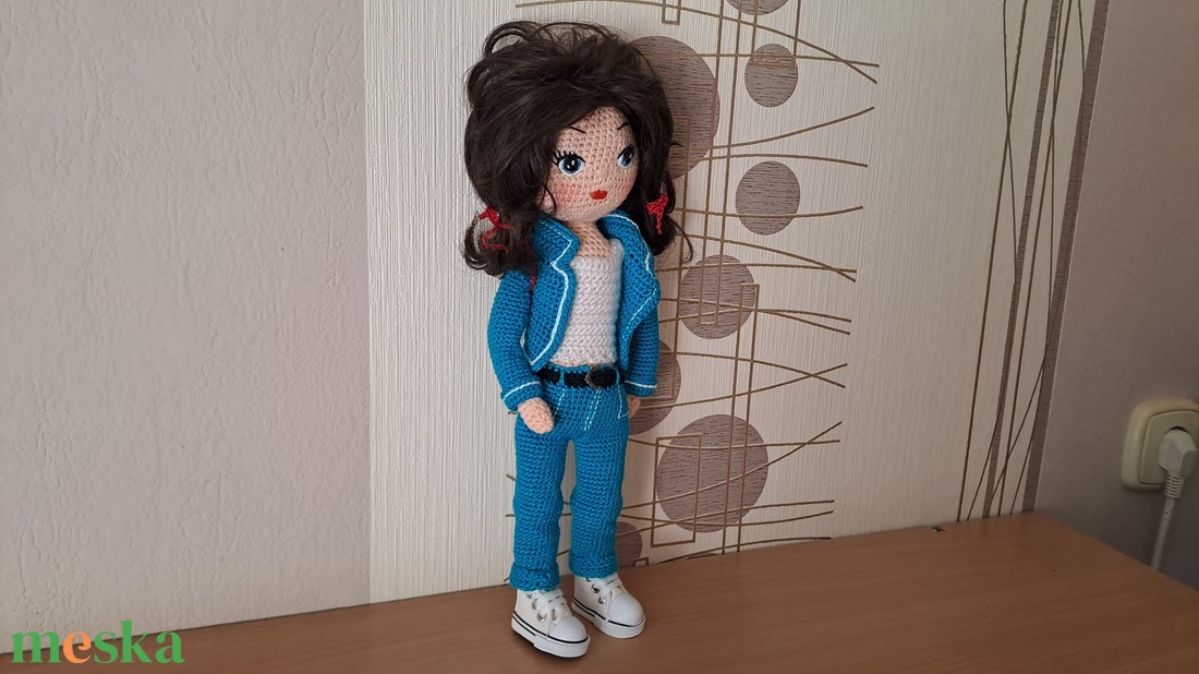 Farmeros  baba - játék & sport - baba & babaház - öltöztethető baba - Meska.hu