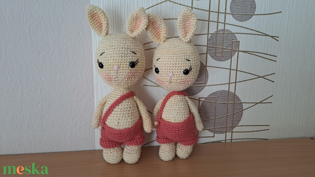 Pocakos nyuszikák - játék & sport - baba & babaház - játékbaba, babakellék - Meska.hu