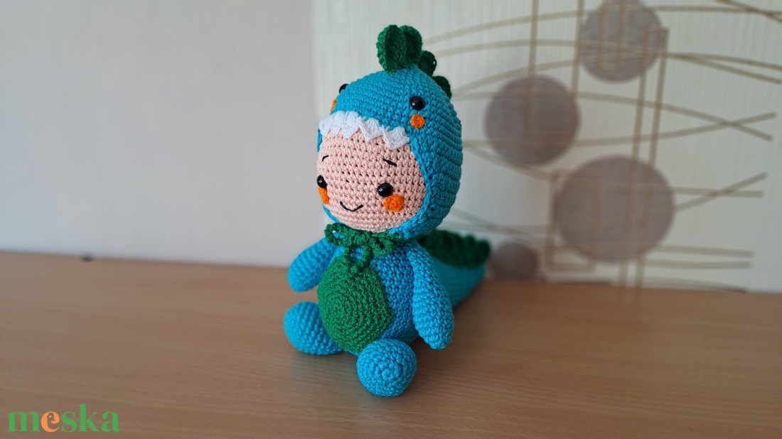 Cuki Dínó - játék & sport - plüssállat & játékfigura - plüss dínók - Meska.hu