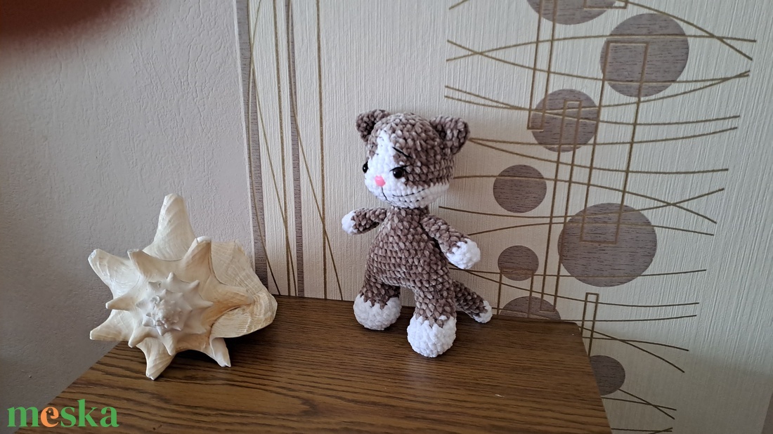 Plüss cica - játék & sport - baba & babaház - játékbaba, babakellék - Meska.hu