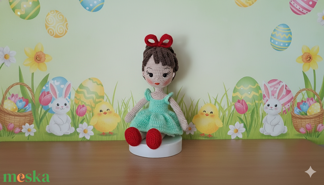 Húsvét váró baba - játék & sport - baba & babaház - öltöztethető baba - Meska.hu