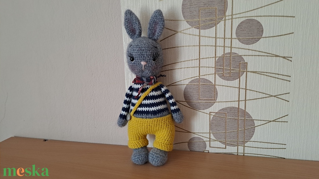 Nyakkandős nyuszi - játék & sport - baba & babaház - játékbaba, babakellék - Meska.hu