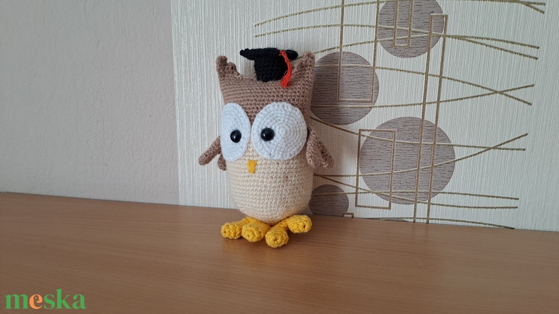 Diplomaosztós bagoly - játék & sport - baba & babaház - játékbaba, babakellék - Meska.hu