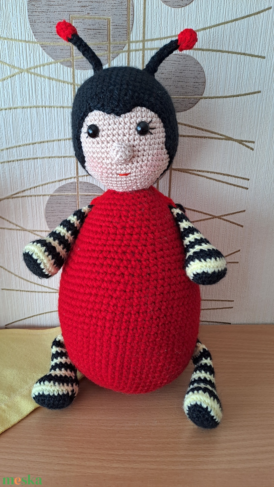 Óriás katicabogár - játék & sport - baba & babaház - játékbaba, babakellék - Meska.hu