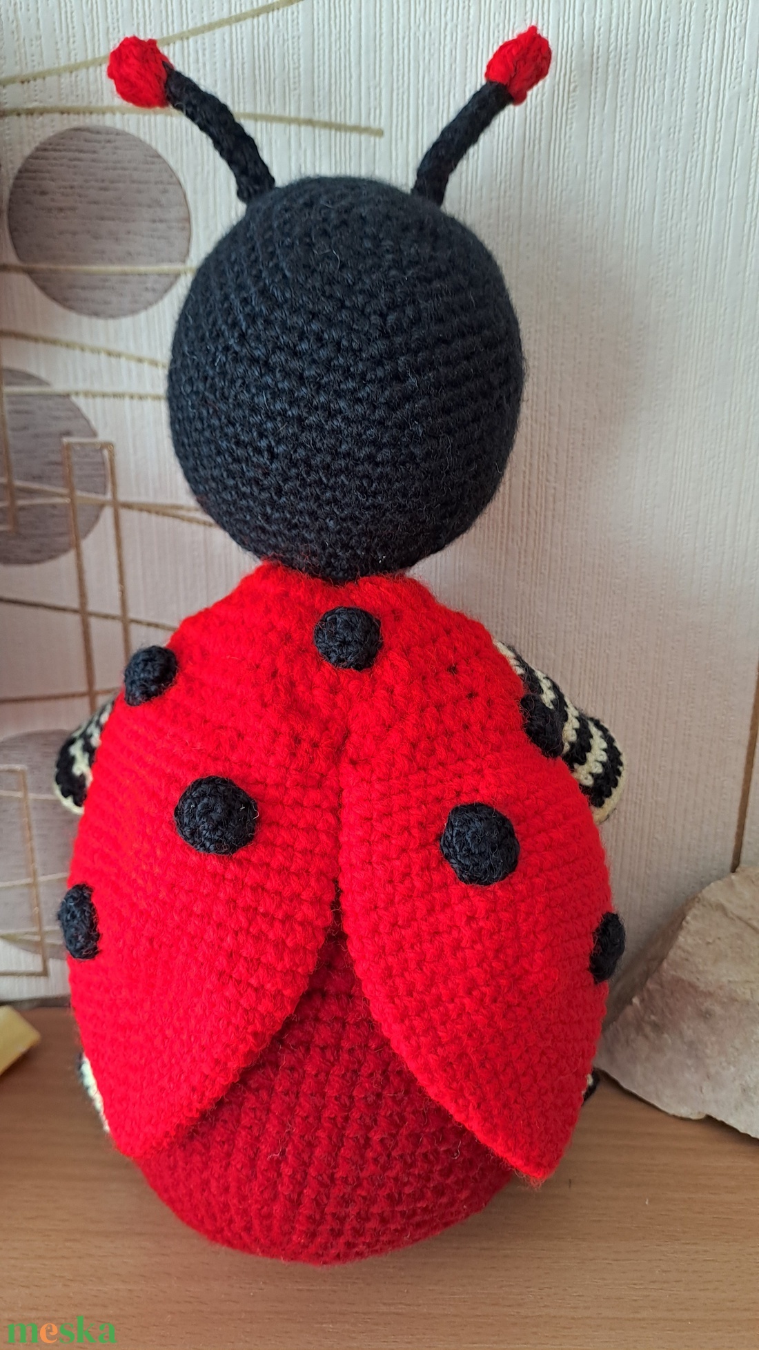 Óriás katicabogár - játék & sport - baba & babaház - játékbaba, babakellék - Meska.hu